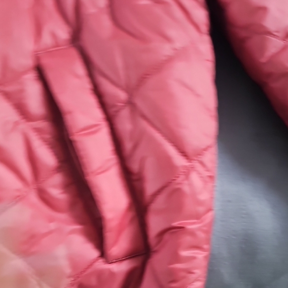 Express Women's Puffer Jacket - Dusty Rose Color Sz Med - Picture 6 of 10